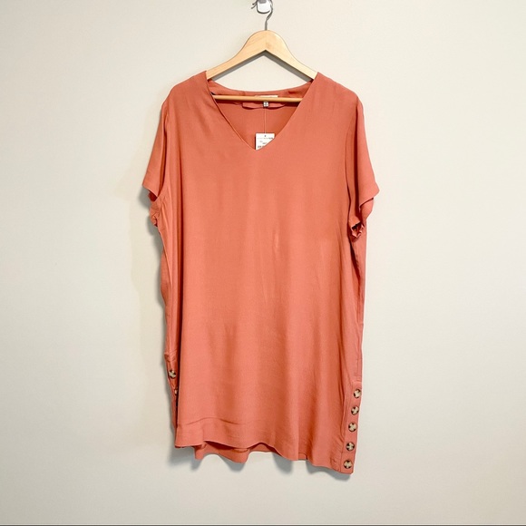 Madewell Side Button Dress size 2X Office Career - Picture 2 of 10